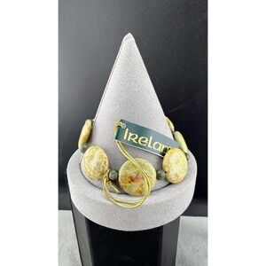 Vintage Connemara Marble Bracelet 8"